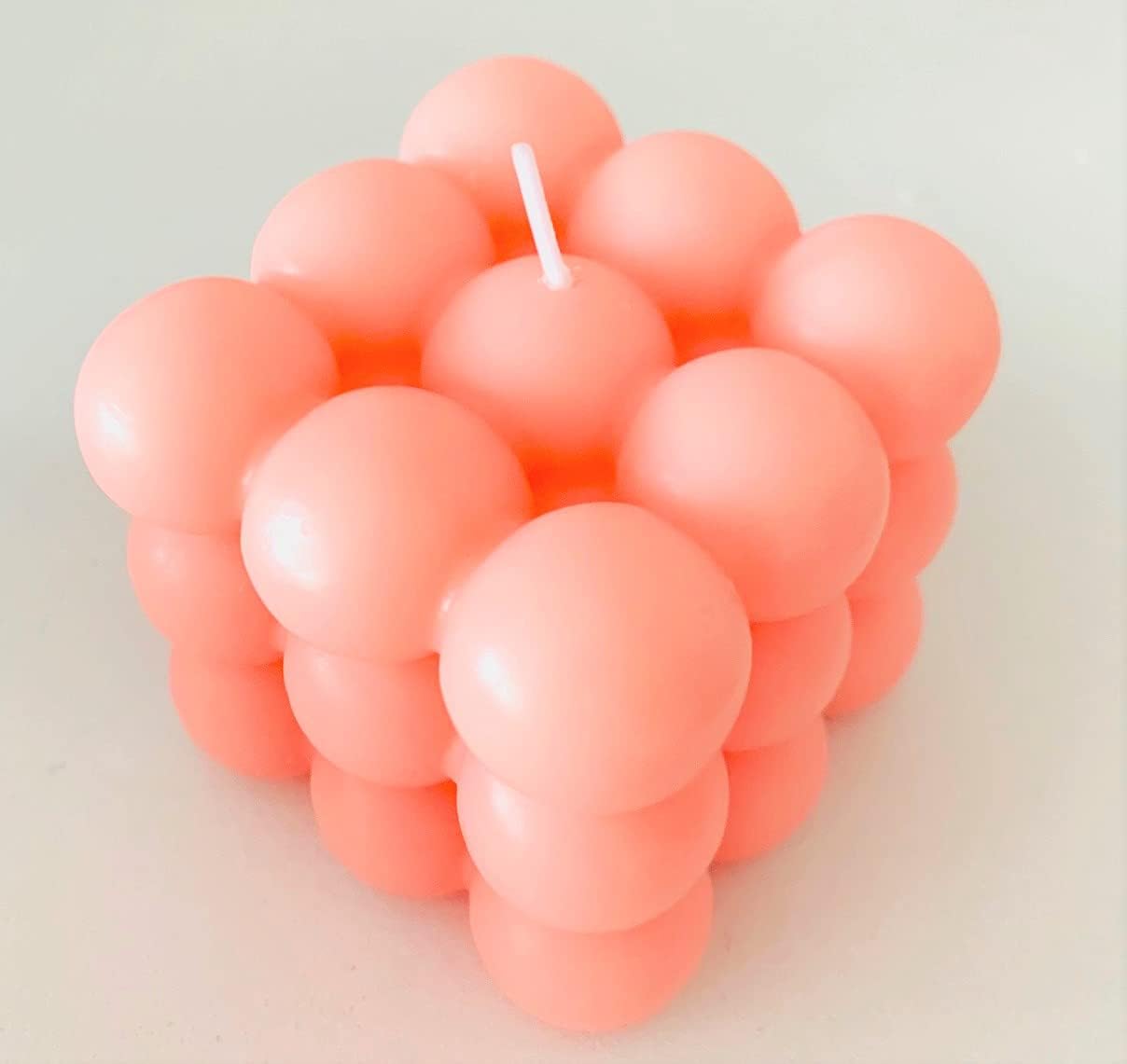 1pcs Bubble Candle Cute Pink Scented Candles Soy Candle Rose, Room Decor Boho Decor Living Room Bedroom for Danish Pastel Aesthetic Style